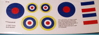 TissueCal markings for kit EB02 Hawker Hurricane