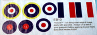 TissueCal markings for kit EB10 Curtiss P-40B Tomahawk 