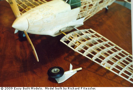 kit FF57 Hawker Hurricane Construction Photos