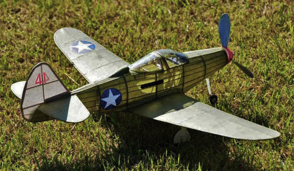 Musciano : P-39 Airacobra 35" 1/12 Scale for .19-.29 Model Airplane Plans UC 
