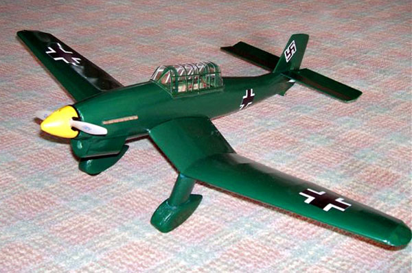 Easy Model 36385 German Ju87D-1 Green Bomber Finished Airplane Warcraft Jet 1/72 