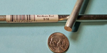 solid aluminum rod