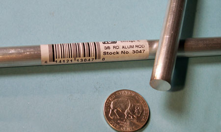 solid aluminum rod