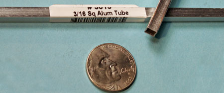 aluminum tube, square
