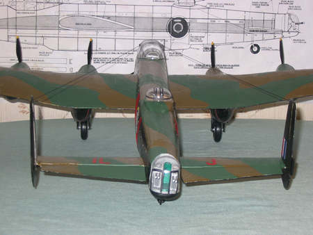 Giant 1/12 Scale British WW-II  Avro Lancaster Bomber Plans,Templates 104ws 